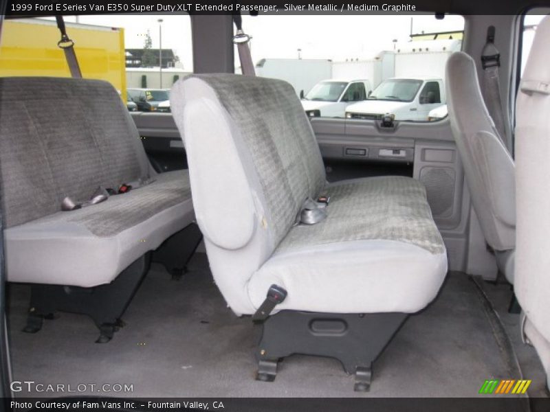  1999 E Series Van E350 Super Duty XLT Extended Passenger Medium Graphite Interior