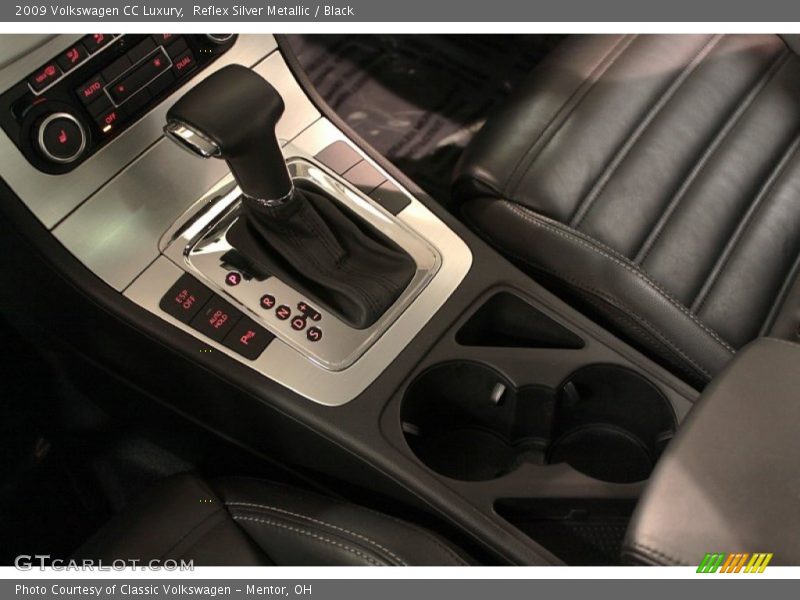Reflex Silver Metallic / Black 2009 Volkswagen CC Luxury