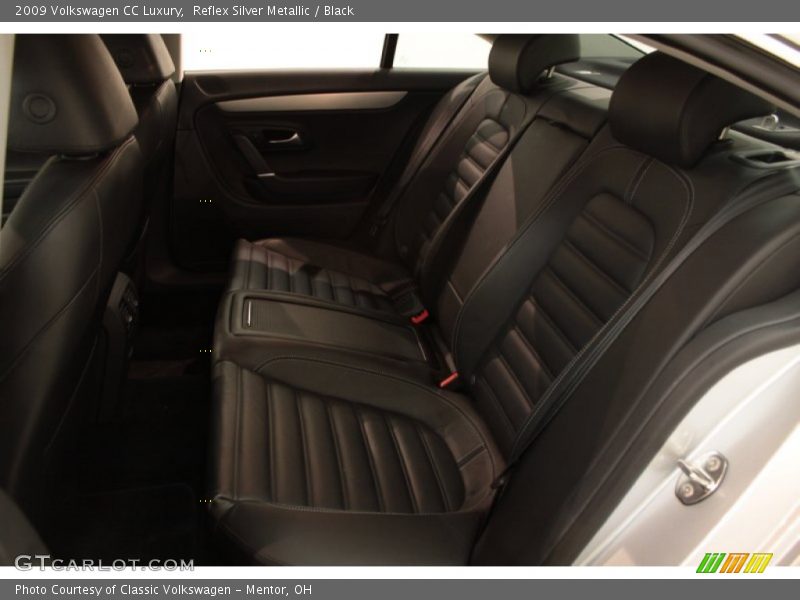 Reflex Silver Metallic / Black 2009 Volkswagen CC Luxury