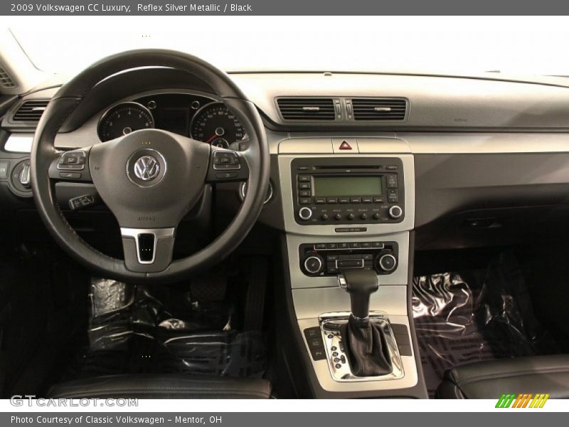 Reflex Silver Metallic / Black 2009 Volkswagen CC Luxury