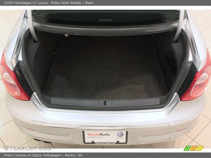 Reflex Silver Metallic / Black 2009 Volkswagen CC Luxury
