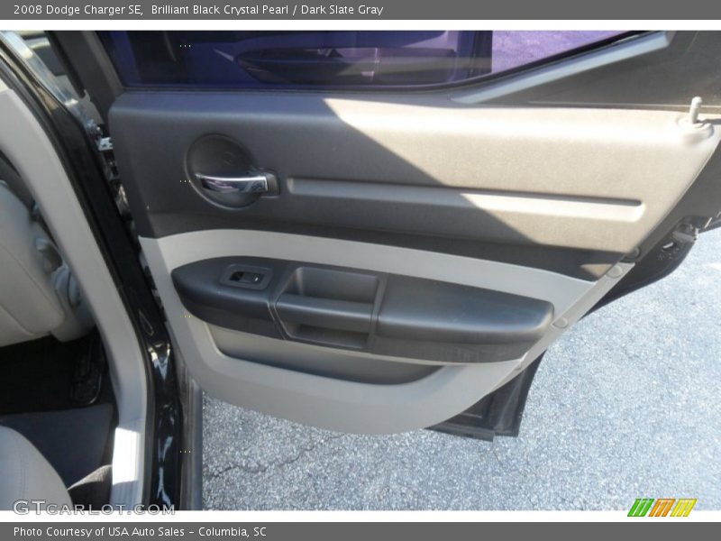 Brilliant Black Crystal Pearl / Dark Slate Gray 2008 Dodge Charger SE