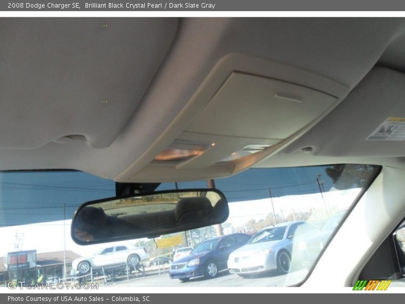 Brilliant Black Crystal Pearl / Dark Slate Gray 2008 Dodge Charger SE