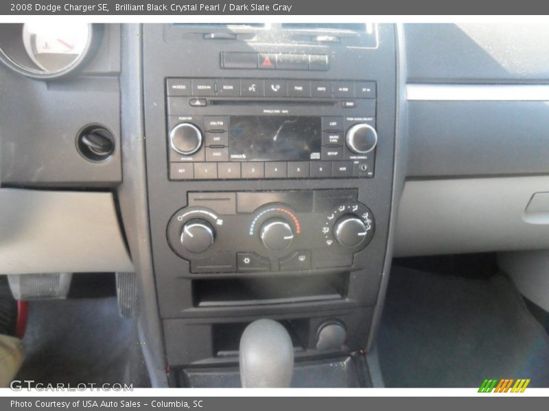 Brilliant Black Crystal Pearl / Dark Slate Gray 2008 Dodge Charger SE