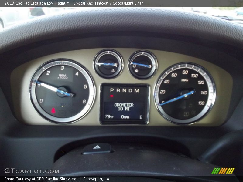  2013 Escalade ESV Platinum ESV Platinum Gauges