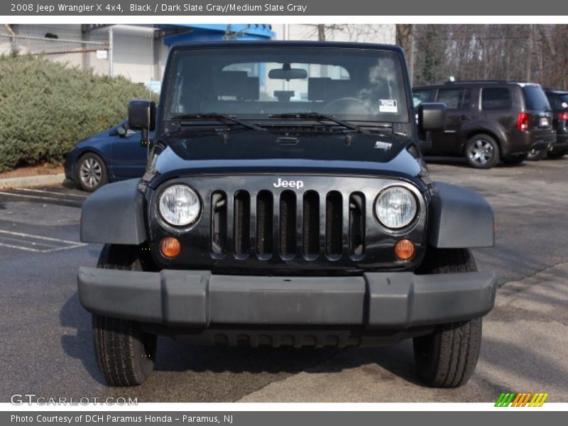 Black / Dark Slate Gray/Medium Slate Gray 2008 Jeep Wrangler X 4x4