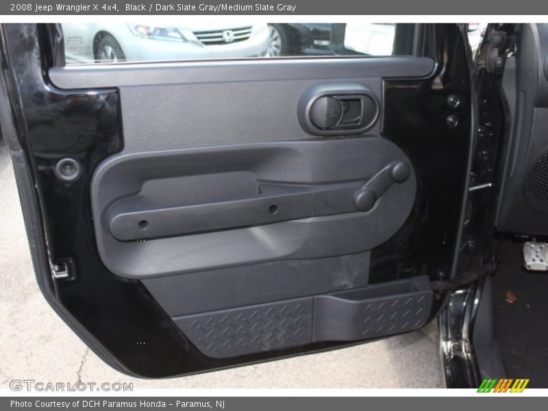Black / Dark Slate Gray/Medium Slate Gray 2008 Jeep Wrangler X 4x4