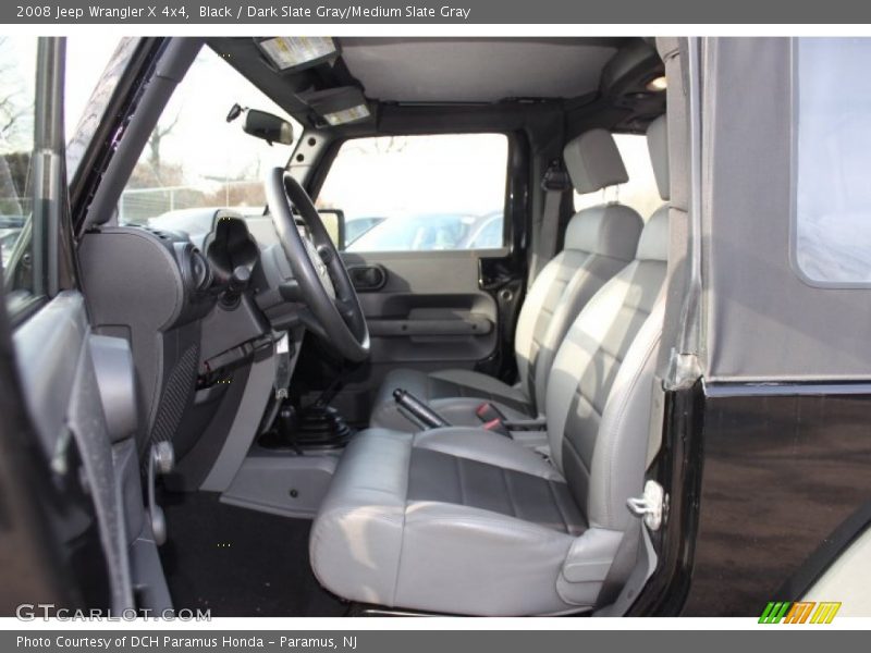 Black / Dark Slate Gray/Medium Slate Gray 2008 Jeep Wrangler X 4x4