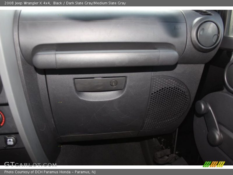 Black / Dark Slate Gray/Medium Slate Gray 2008 Jeep Wrangler X 4x4