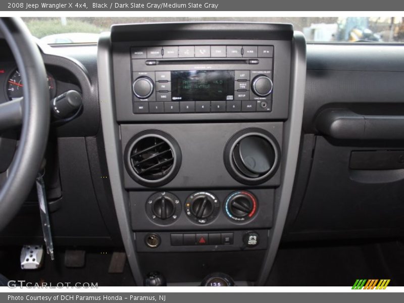 Black / Dark Slate Gray/Medium Slate Gray 2008 Jeep Wrangler X 4x4
