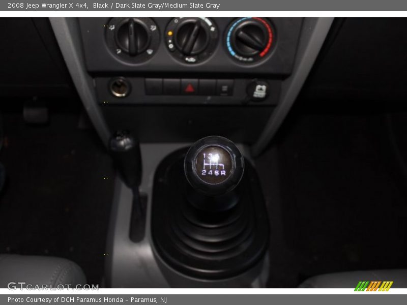Black / Dark Slate Gray/Medium Slate Gray 2008 Jeep Wrangler X 4x4