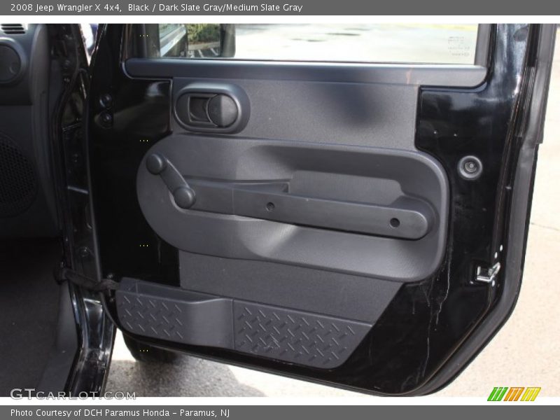 Black / Dark Slate Gray/Medium Slate Gray 2008 Jeep Wrangler X 4x4