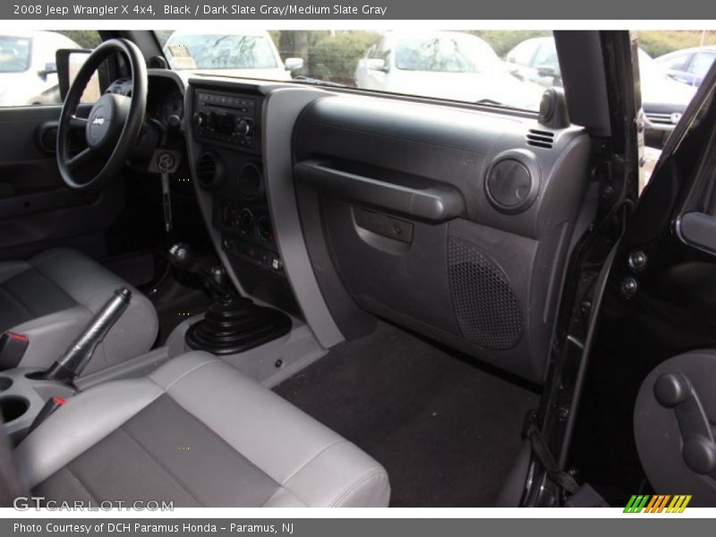Black / Dark Slate Gray/Medium Slate Gray 2008 Jeep Wrangler X 4x4