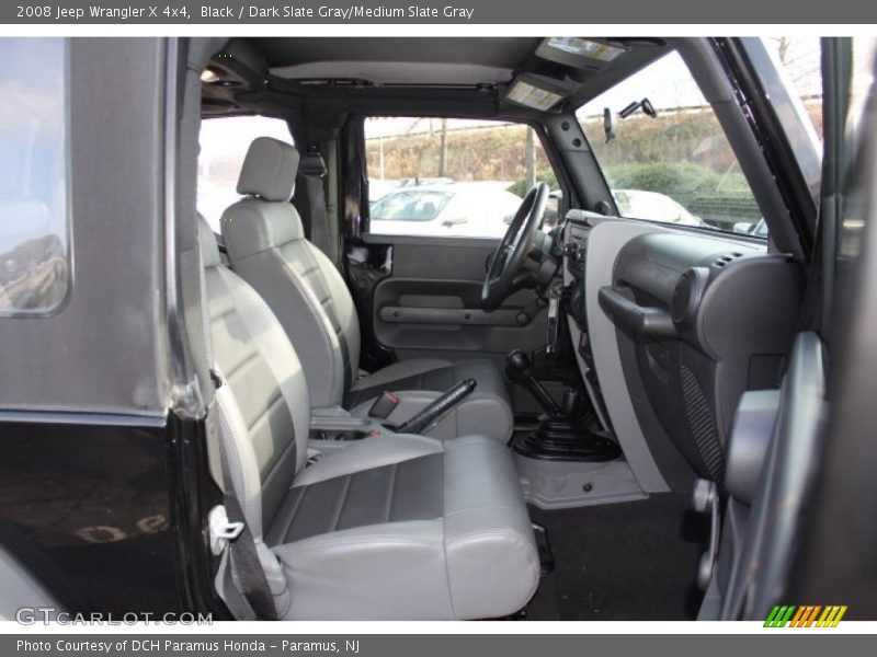 Black / Dark Slate Gray/Medium Slate Gray 2008 Jeep Wrangler X 4x4