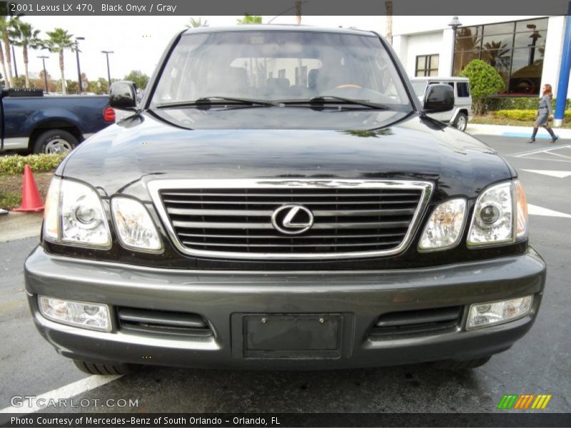 Black Onyx / Gray 2001 Lexus LX 470