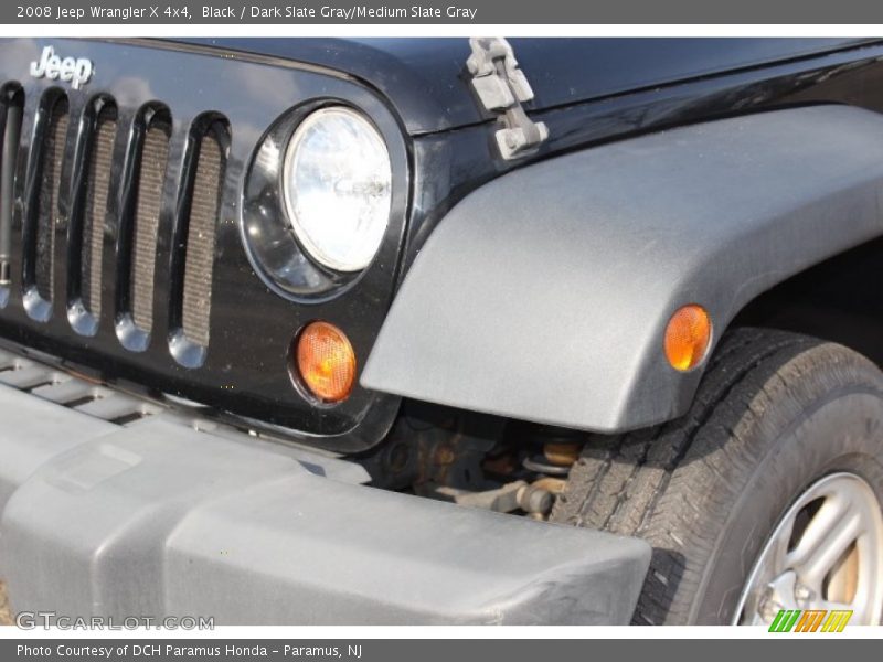 Black / Dark Slate Gray/Medium Slate Gray 2008 Jeep Wrangler X 4x4