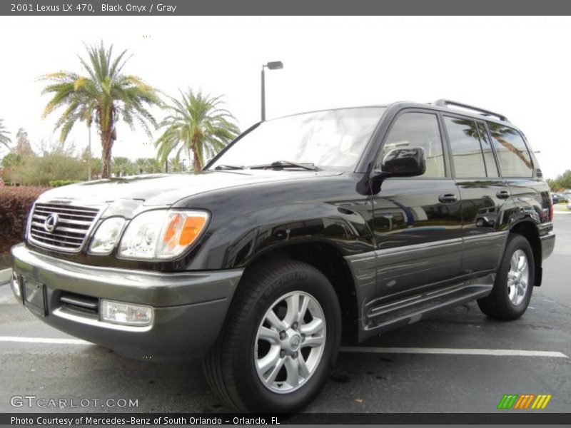 Black Onyx / Gray 2001 Lexus LX 470