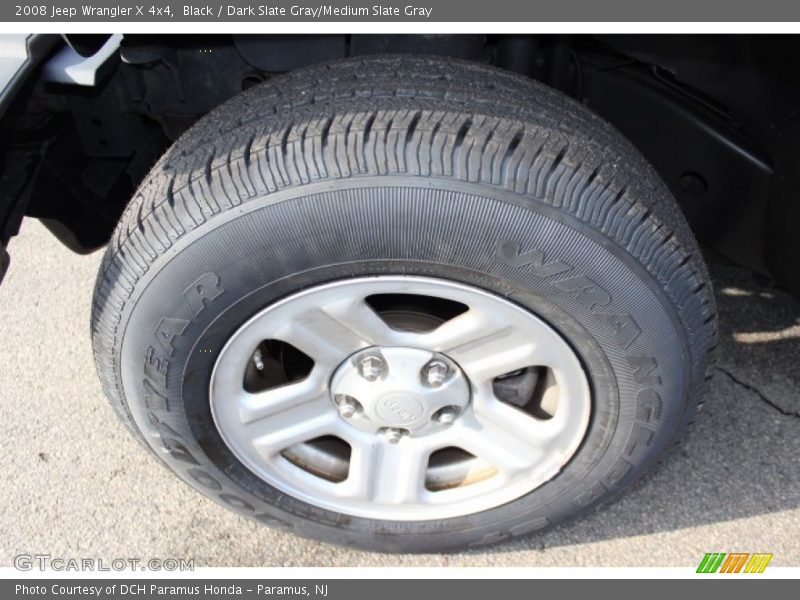 Black / Dark Slate Gray/Medium Slate Gray 2008 Jeep Wrangler X 4x4