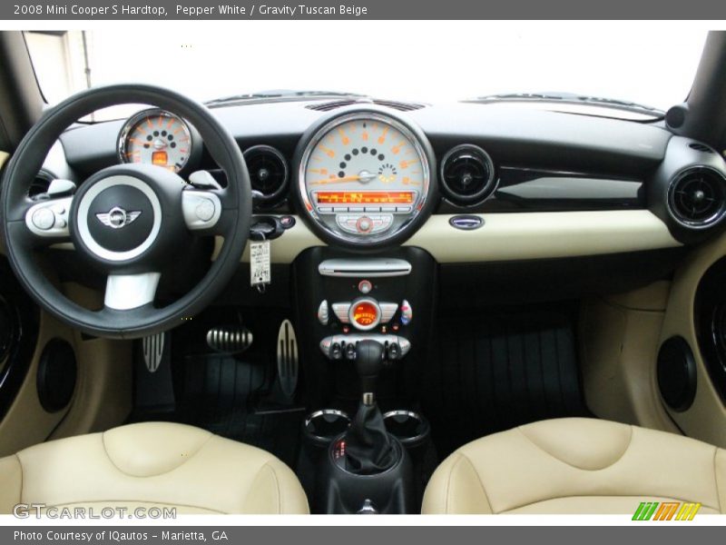 Dashboard of 2008 Cooper S Hardtop