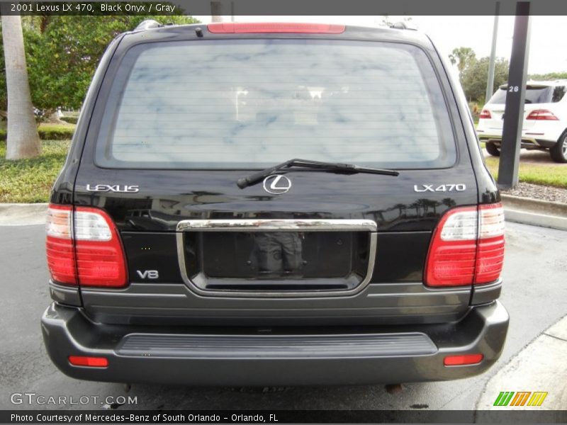 Black Onyx / Gray 2001 Lexus LX 470
