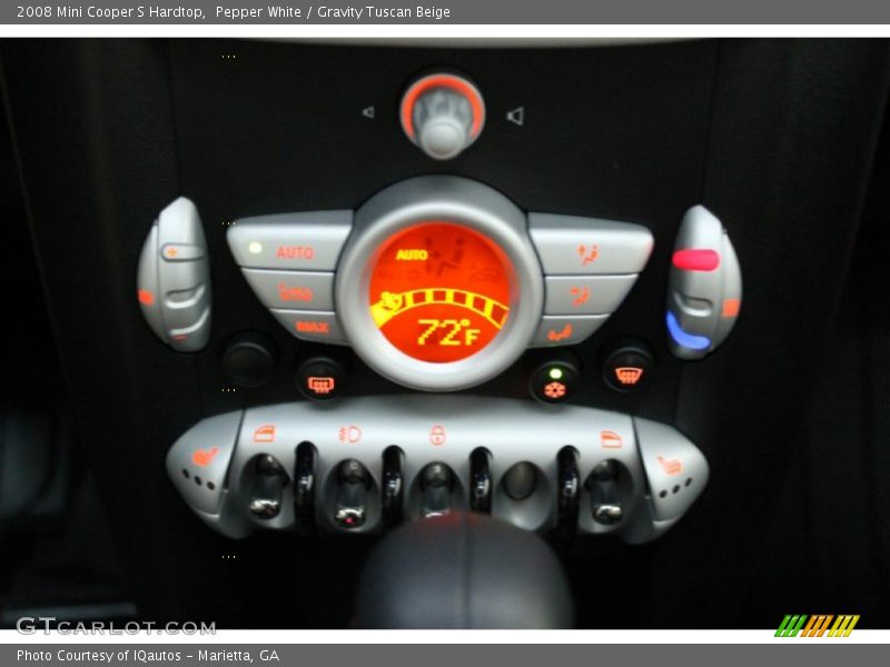 Pepper White / Gravity Tuscan Beige 2008 Mini Cooper S Hardtop