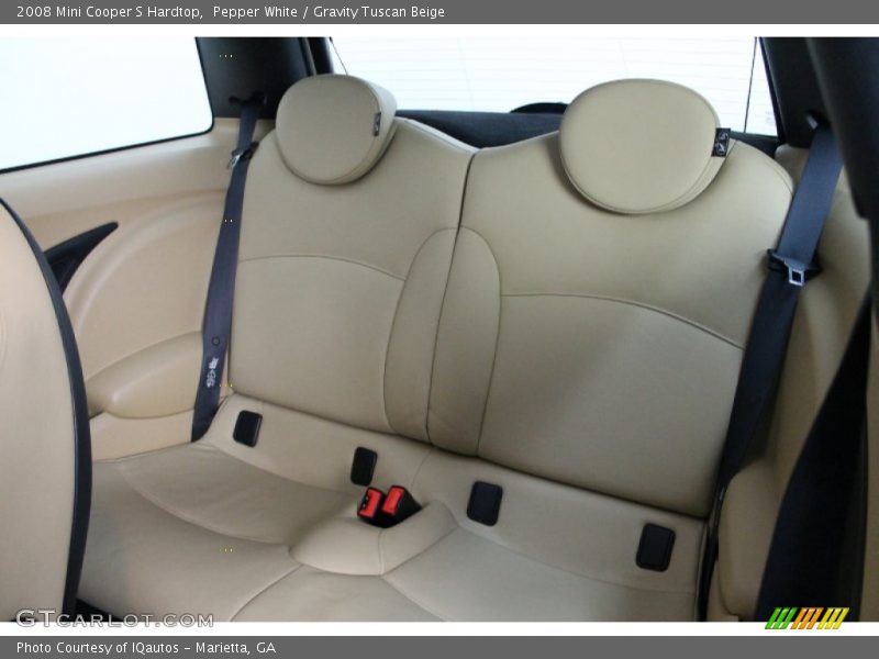 Rear Seat of 2008 Cooper S Hardtop