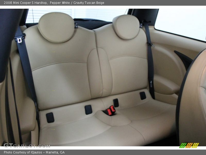 Rear Seat of 2008 Cooper S Hardtop