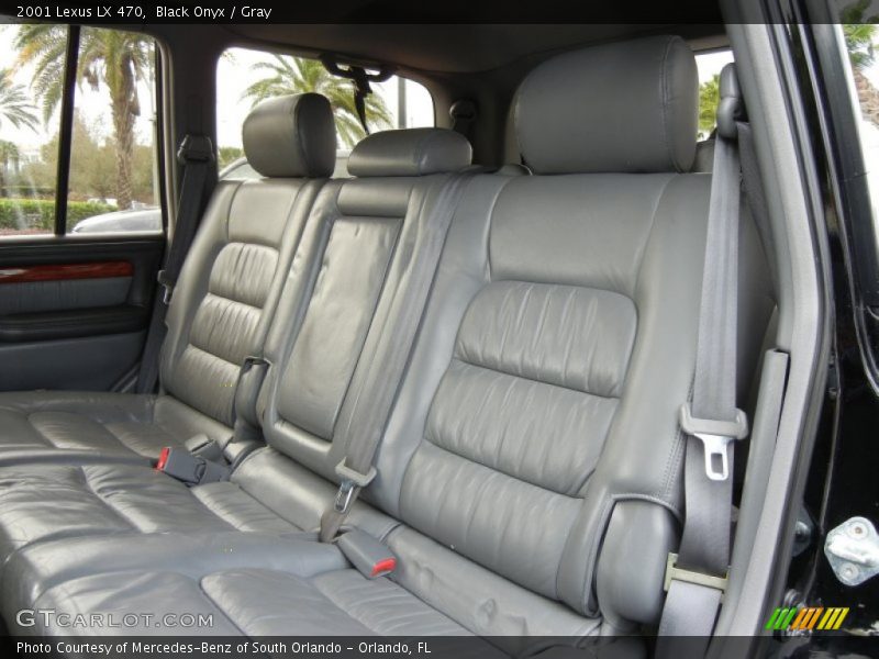 Black Onyx / Gray 2001 Lexus LX 470