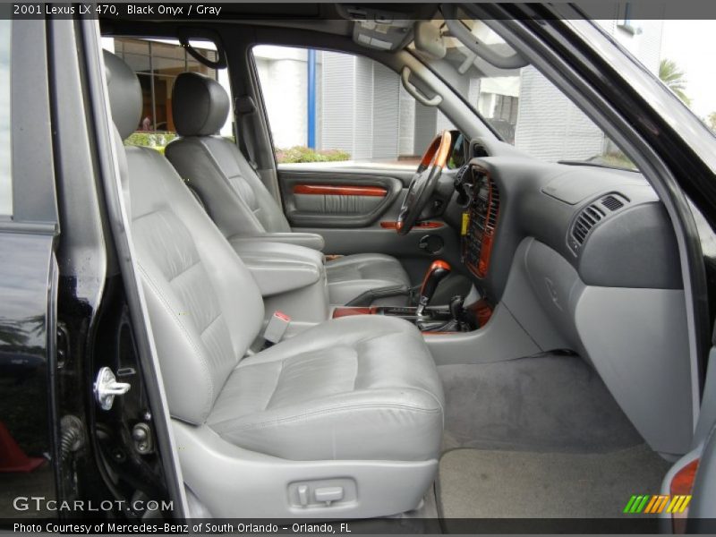Black Onyx / Gray 2001 Lexus LX 470