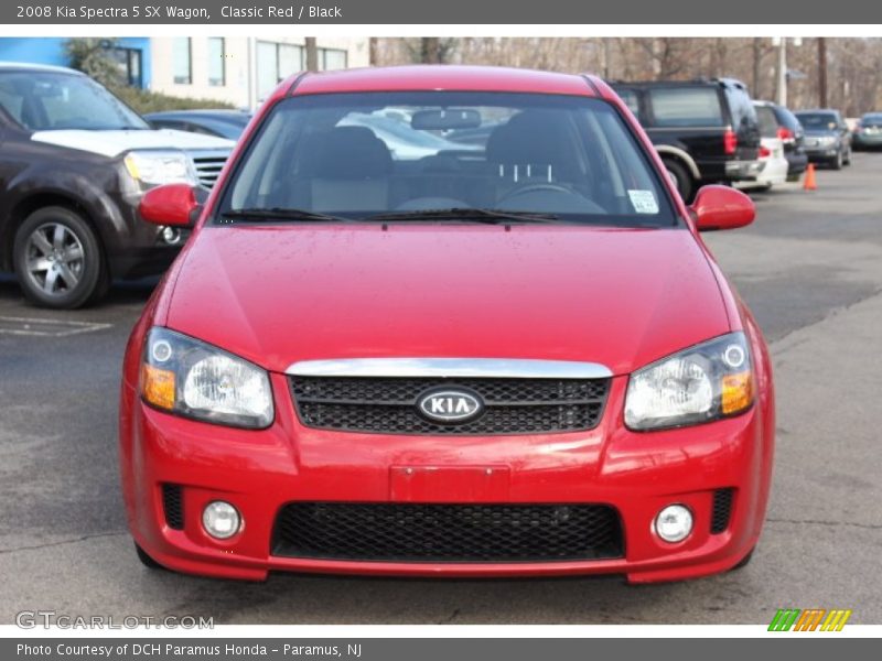Classic Red / Black 2008 Kia Spectra 5 SX Wagon
