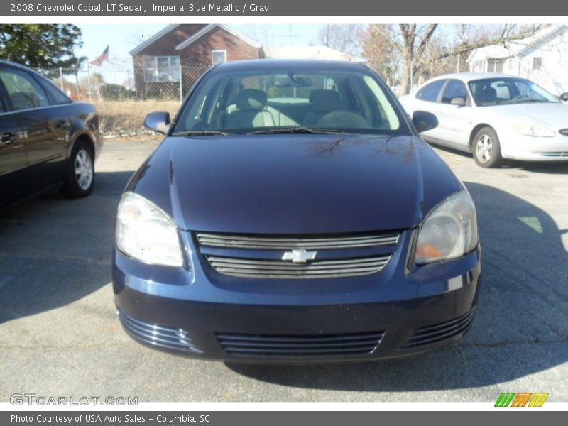 Imperial Blue Metallic / Gray 2008 Chevrolet Cobalt LT Sedan