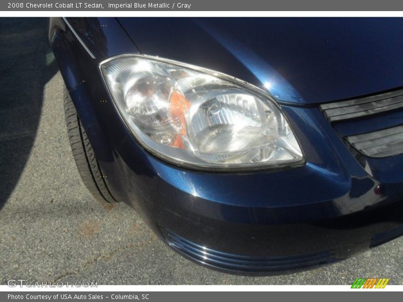 Imperial Blue Metallic / Gray 2008 Chevrolet Cobalt LT Sedan