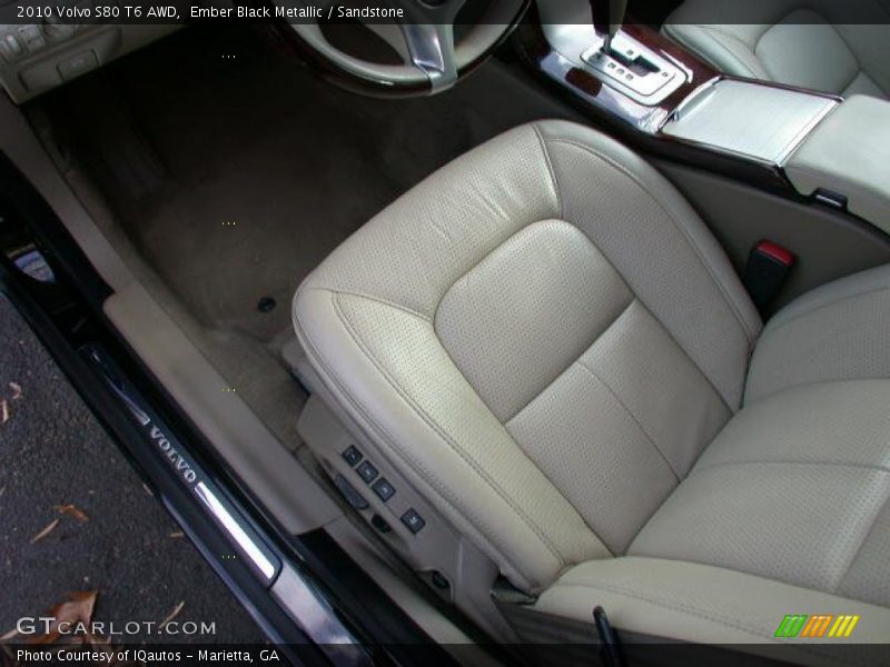 Ember Black Metallic / Sandstone 2010 Volvo S80 T6 AWD