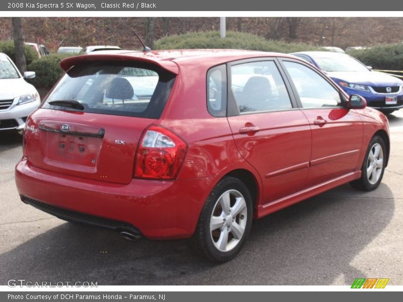 Classic Red / Black 2008 Kia Spectra 5 SX Wagon