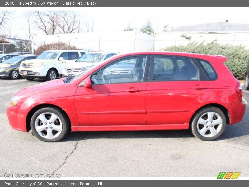  2008 Spectra 5 SX Wagon Classic Red