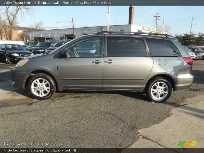 Phantom Gray Pearl / Stone Gray 2004 Toyota Sienna XLE Limited AWD