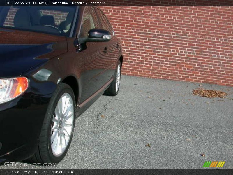 Ember Black Metallic / Sandstone 2010 Volvo S80 T6 AWD