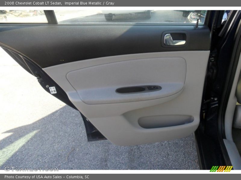Imperial Blue Metallic / Gray 2008 Chevrolet Cobalt LT Sedan