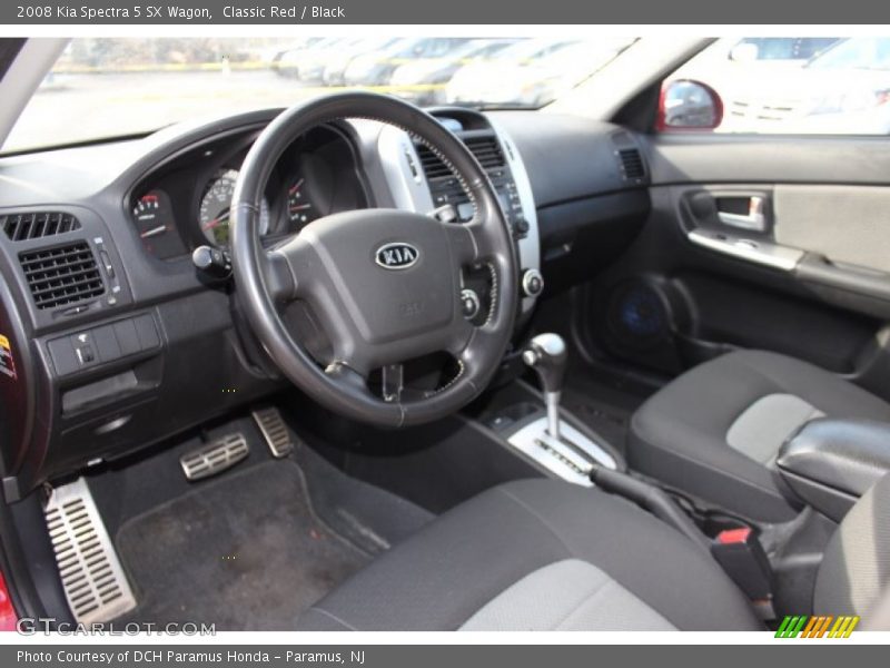 Black Interior - 2008 Spectra 5 SX Wagon 