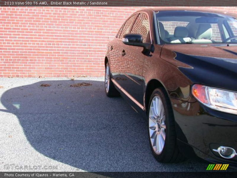 Ember Black Metallic / Sandstone 2010 Volvo S80 T6 AWD