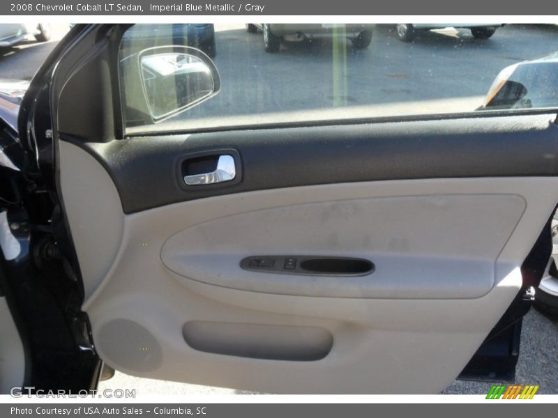 Imperial Blue Metallic / Gray 2008 Chevrolet Cobalt LT Sedan