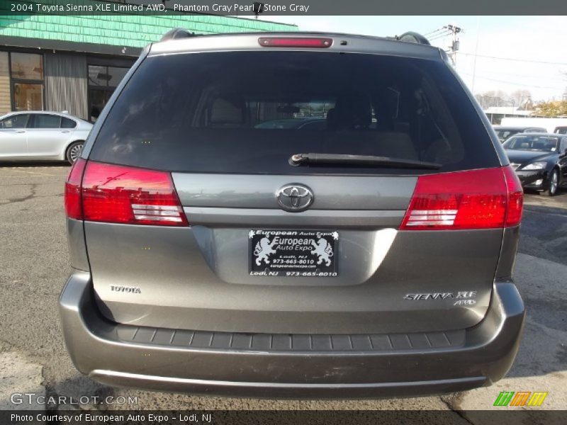 Phantom Gray Pearl / Stone Gray 2004 Toyota Sienna XLE Limited AWD