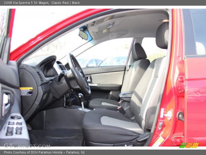 Front Seat of 2008 Spectra 5 SX Wagon
