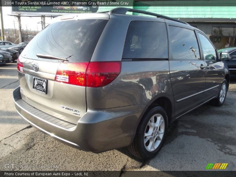 Phantom Gray Pearl / Stone Gray 2004 Toyota Sienna XLE Limited AWD