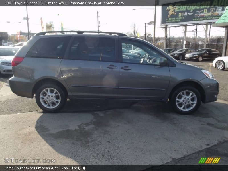 Phantom Gray Pearl / Stone Gray 2004 Toyota Sienna XLE Limited AWD