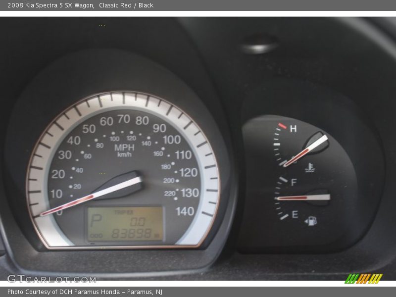 Classic Red / Black 2008 Kia Spectra 5 SX Wagon