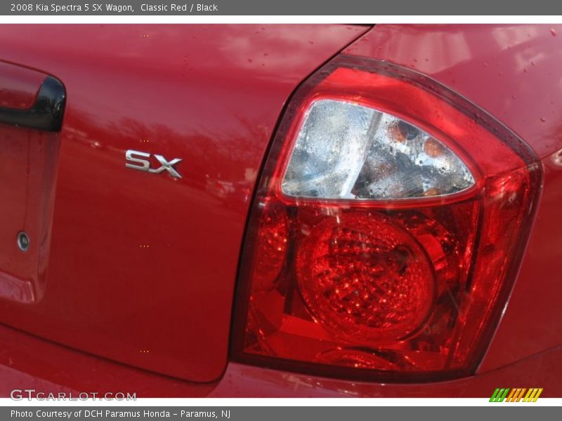Classic Red / Black 2008 Kia Spectra 5 SX Wagon