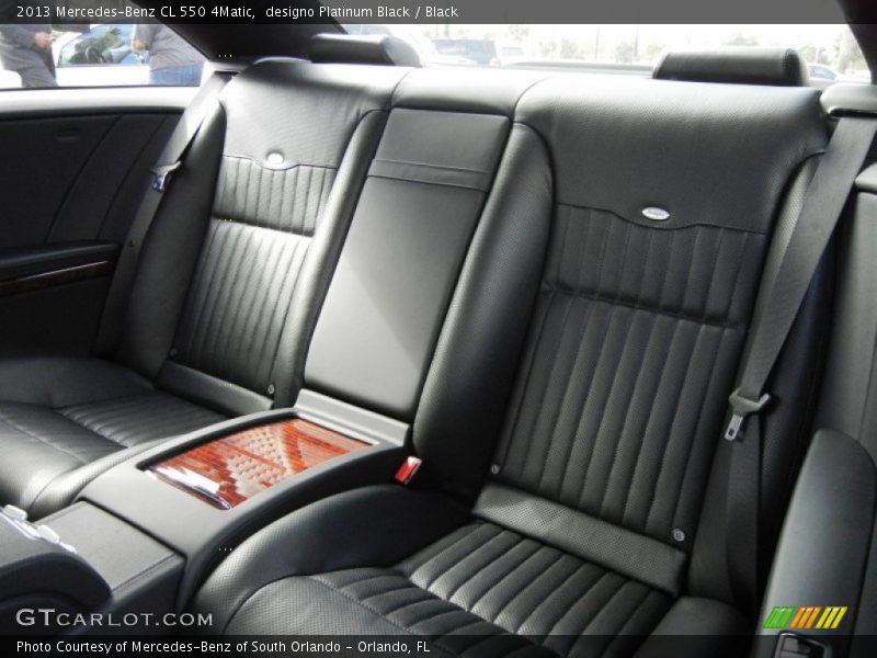 Rear Seat of 2013 CL 550 4Matic