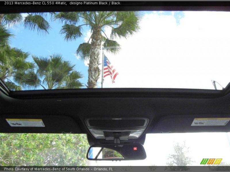Sunroof of 2013 CL 550 4Matic