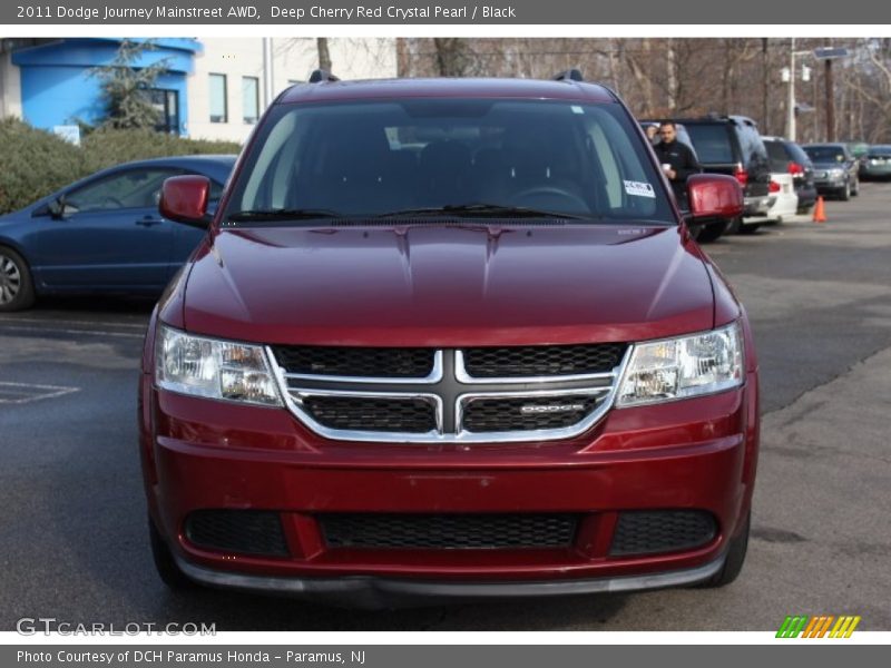 Deep Cherry Red Crystal Pearl / Black 2011 Dodge Journey Mainstreet AWD